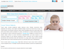 Tablet Screenshot of bebekcinsiyet.com
